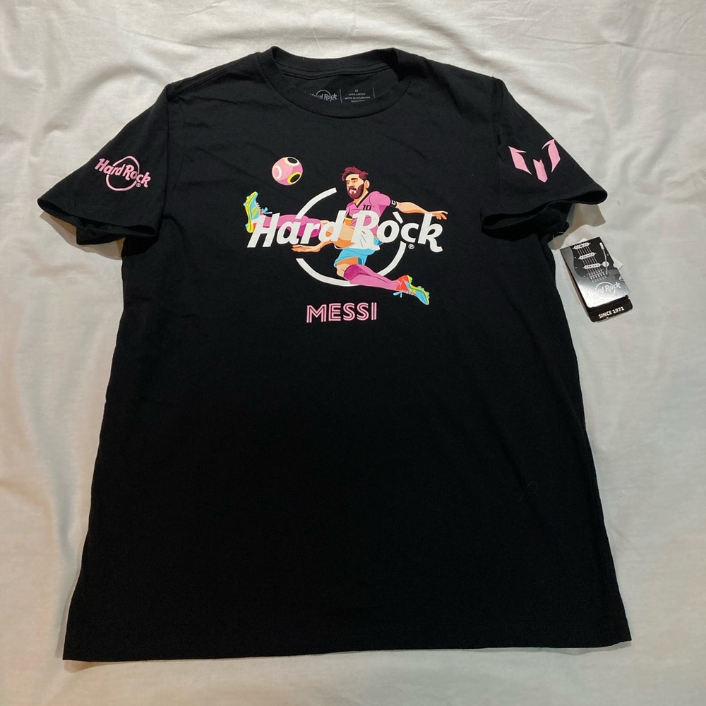 Hard Rock Lionel Messi Jersey Shirt, Youth size XL, NWT!
